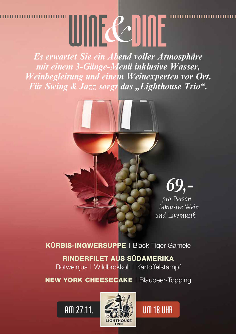 Download Flyer > Wine & Dine